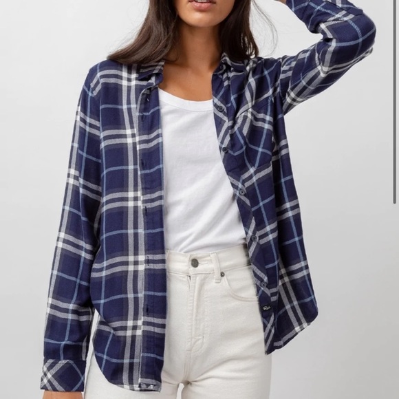 Rails Plaid Button-Down Shirt Size Small - Picture 2 of 3